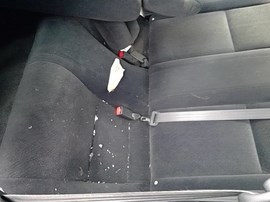 2003 HONDA CIVIC, SILVER, LX MODEL, 1.7L, AT.  A25206